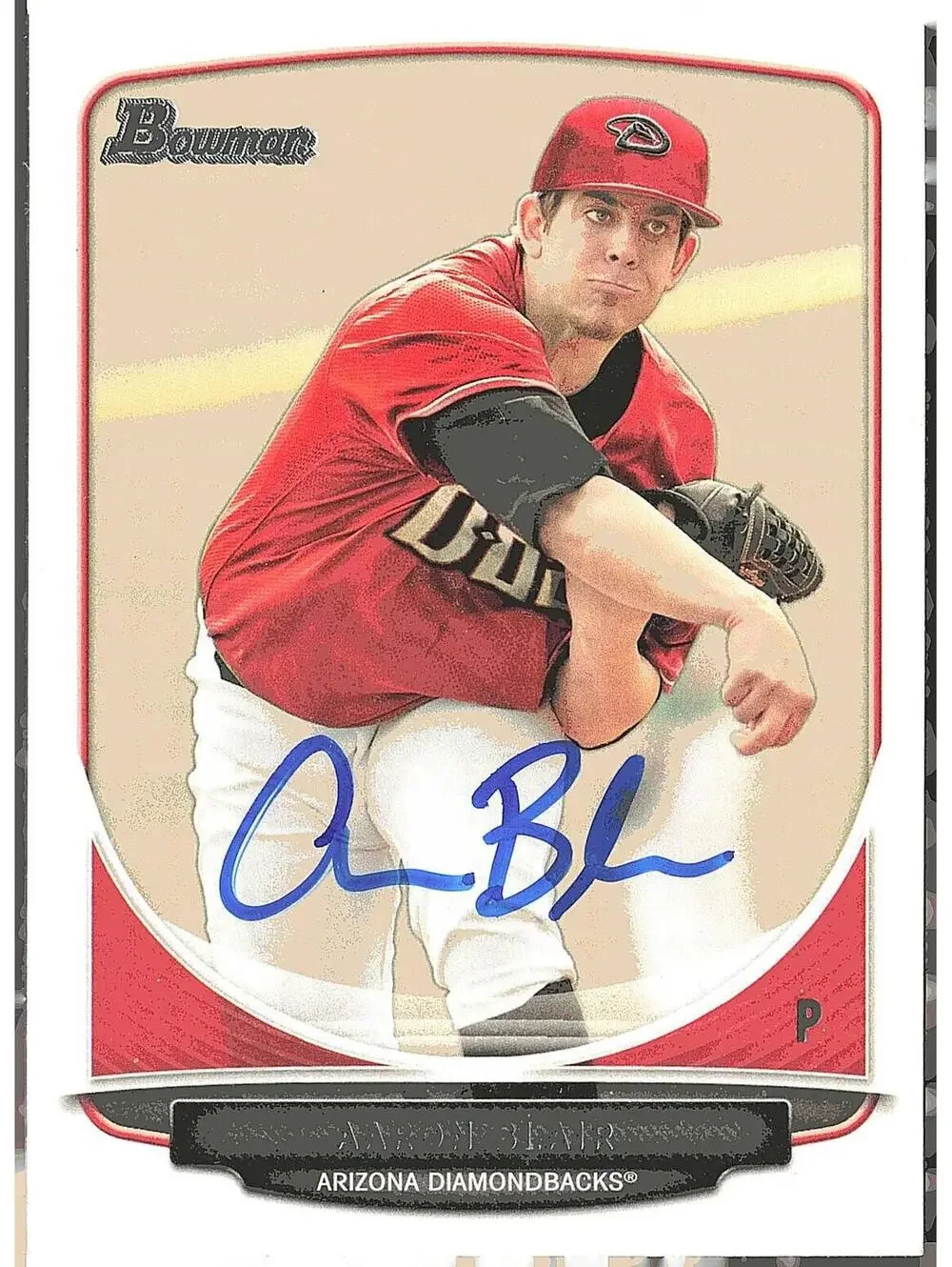 2013 Bowman Draft #BDPP9 Aaron Blair Draft Picks HAND SIGNED